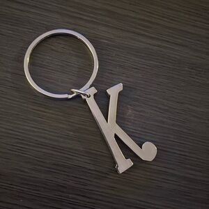 “K” keychain